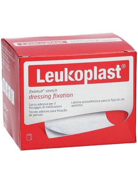 Leukoplast Fixomull Stretch fascia autoadesiva ipoallergenica 5mx5cm Leukoplast Fixomull Stretch fascia autoadesiva ipoallergenica 5mx5cm