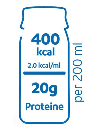 Fresubin 2kcal Drink | Integratore Altamente Calorico | Ricco di Proteine | 4x200ml