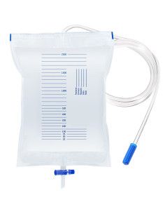 Sacca urina monouso con valvola anti reflusso 2000 ml 30pz 2