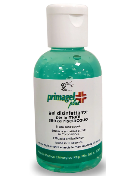 Primagel Plus gel disinfettante mani con alcool etilico