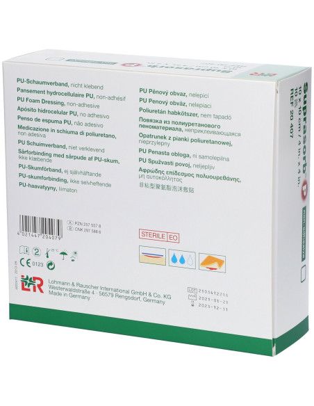 Suprasorb P Non Adesivo medicazione in schiuma di poliuretano 1pz Suprasorb P Non Adesivo medicazione in schiuma di poliuretano 1pz