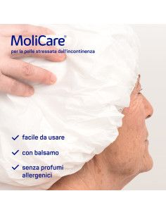 MoliCare Skin cuffia shampoo senza risciacquo 1pz 2