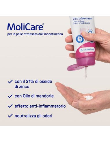 MoliCare Skin crema con ossido di zinco 200ml