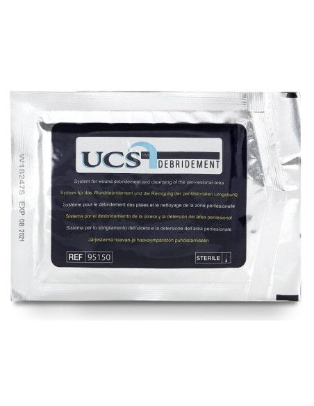 Ucs Debridement garza sterile per lo sbrigliamento della ferita 1pz Ucs Debridement garza sterile per lo sbrigliamento della ferita 1pz