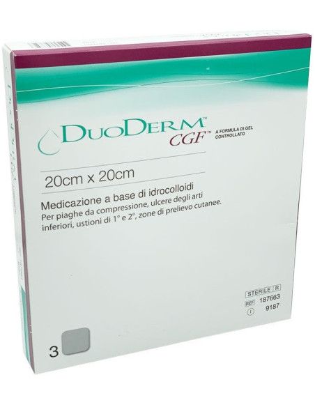 Duoderm Cgf medicazione idrocolloidale sterile senza bordo adesivo