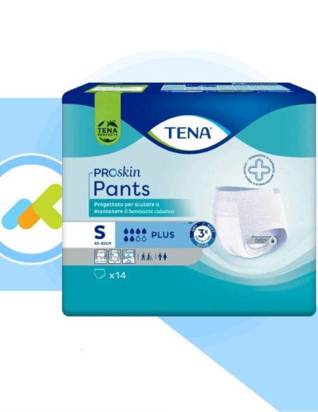 Tena Pants Plus | Mutandine Assorbenti Monouso | Alta Assorbenza | 14 pezzi