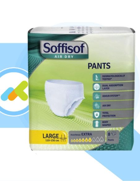 Soffisof Air Dry Pants Extra  Mutandine Assorbenti  Comfort e Protezione  9 pezzi