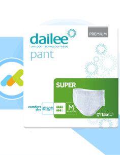 Dailee Pants Super | Mutandine Assorbenti | Protezione da Perdite Gravi | 15 pezzi 2