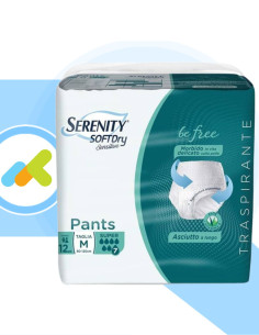 Serenity SoftDry Sensitive Pants Super | Mutandine Assorbenti | Massima Assorbenza | 12 pezzi