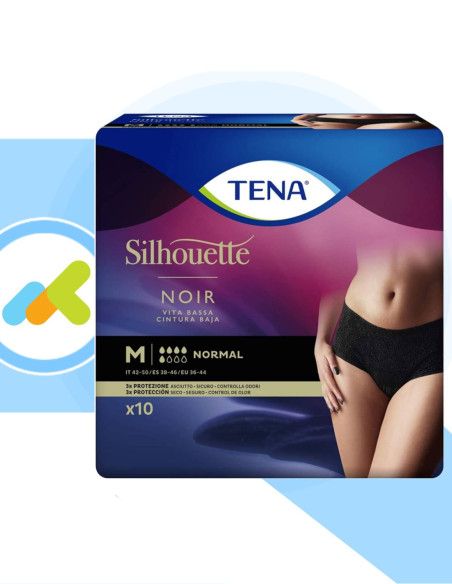 Tena Silhouette Noir Normal mutandine assorbenti femminili Tena Silhouette Noir Normal mutandine assorbenti femminili