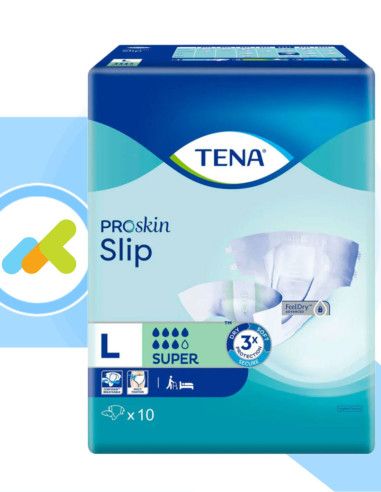 Tena Slip Super | Pannolone A Mutandina | Per Incontinenza Elevata | 10 Pezzi