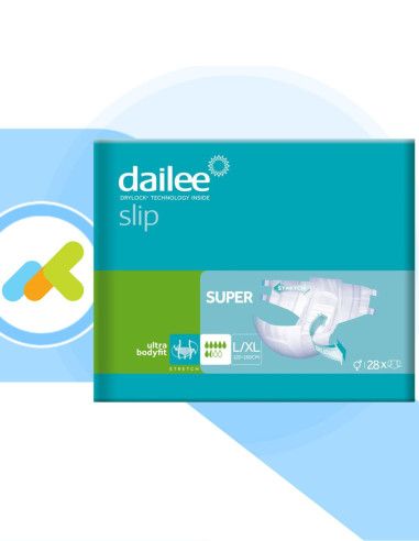 Dailee Slip Super M| Pannolone A Mutandina | Protezione Massima | 28 Pezzi
