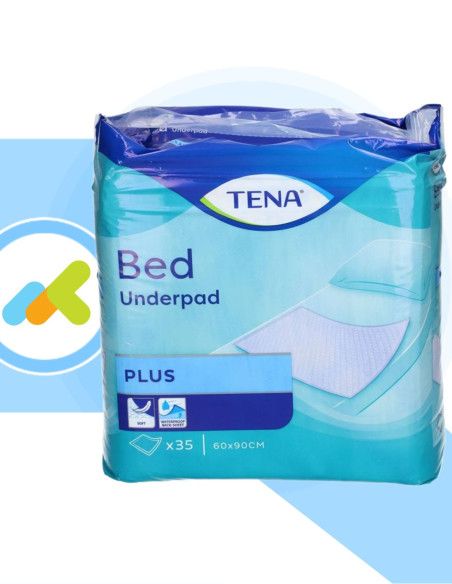 TENA Bed Plus 60x90 | Traverse Letto Assorbenti | Pratiche e Igieniche | 35 pezzi TENA Bed Plus 60x90 | Traverse Letto Assorbenti | Pratiche e Igieniche | 35 pezzi