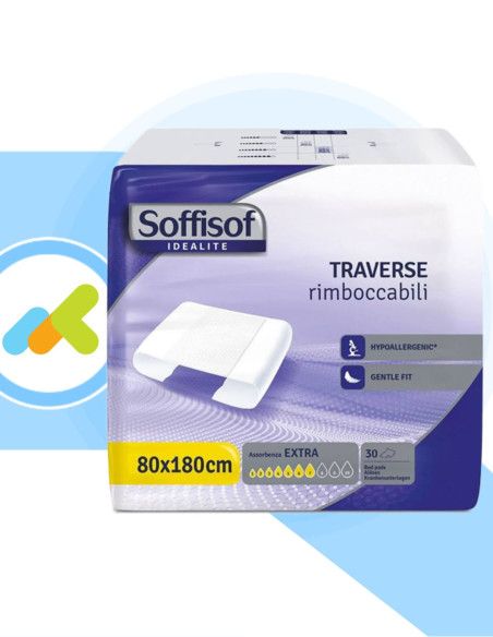 Soffisof Classic Traverse 80x180 | Traverse Rimboccabili | Assorbenza Extra | 30 pezzi Soffisof Classic Traverse 80x180 | Traverse Rimboccabili | Assorbenza Extra | 30 pezzi