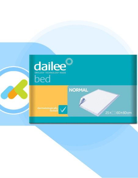 Dailee Bed Traverse 60x60 | Traverse Assorbenti per Ogni Esigenza | 25 pezzi