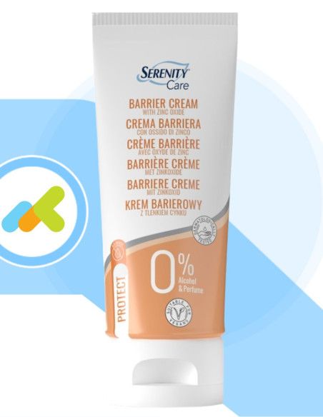 Serenity Care | Crema Barriera all'Ossido di Zinco | Azione Protettiva e Lenitiva | 100ml