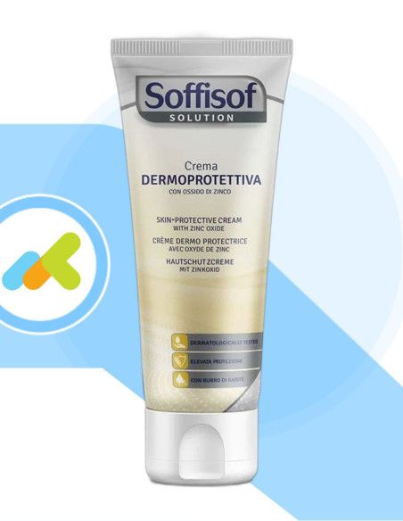 Soffisof Crema Dermoprotettiva | con Ossido di Zinco e Oli Vegetali | 200ml
