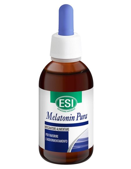 Esi Melatonin Pura Gocce | Integratore Alimentare di Melatonina | Favorisce il Sonno | 50ml Esi Melatonin Pura Gocce | Integratore Alimentare di Melatonina | Favorisce il Sonno | 50ml