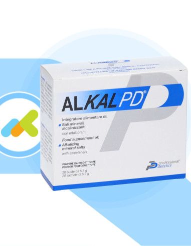 Alkal Pd | Integratore Di Sali Minerali Alcalinizzanti | Supporto Ed Energia | 20 Bustine
