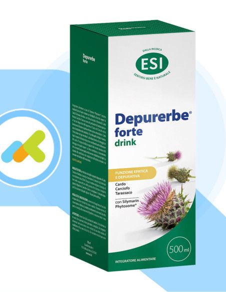 Esi Depurerbe Forte Drink | Favorisce la Funzione Depurativa ed Epatica | 500ml