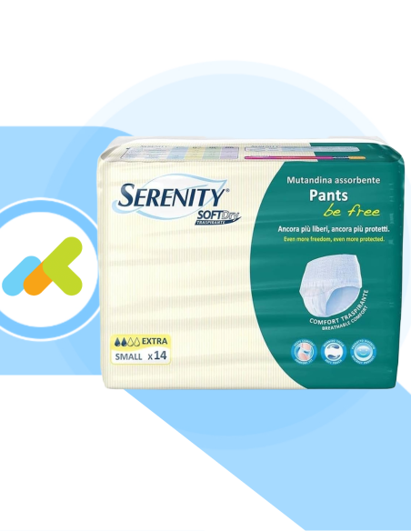 Mutandine Assorbenti | Serenity SoftDry Pants Extra | 14 pezzi Mutandine Assorbenti | Serenity SoftDry Pants Extra | 14 pezzi