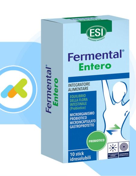 Esi Fermental Entero  Probiotico per Equilibrio Flora Intestinale  10 stick Esi Fermental Entero  Probiotico per Equilibrio Flora Intestinale  10 stick