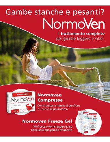 Normoven | Riduce il Gonfiore e Pesantezza | Integratore a Base di Foglie di Vite Rossa | 30 compresse