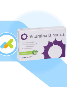 Vitamina D 4000 U.I. integratore alimentare di vitamina D 84 cpr masticabili