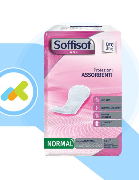 Soffisof Lady protezioni assorbenti femminili normal 12pz Soffisof Lady protezioni assorbenti femminili normal 12pz