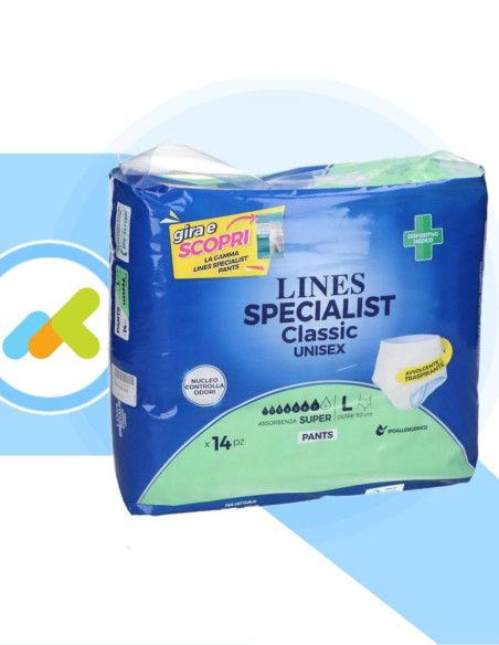 Lines Specialist Classic Pants mutandine assorbenti 14pz Lines Specialist Classic Pants mutandine assorbenti 14pz