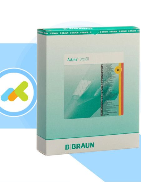 Askina Dressil | Medicazione Adesiva in Schiuma di Poliuretano | Elevata Assorbenza | 1 pezzo