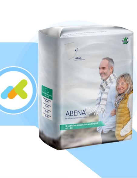 Abena Pad Traverse Letto 60x90 | Protezione Sicura e Confortevole | 10 pezzi