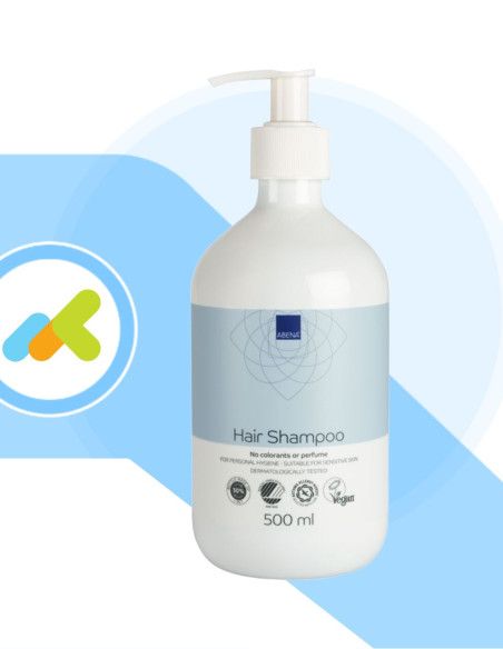 Abena Hair Shampoo | Delicato e Curativo | con Proteine Naturali del Grano | 500ml