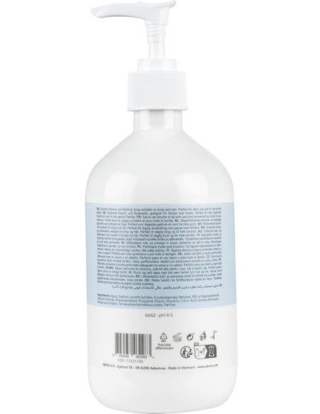 Abena Shower e Bathing Soap | Gel Doccia Delicato per Corpo e Capelli | 500 ml