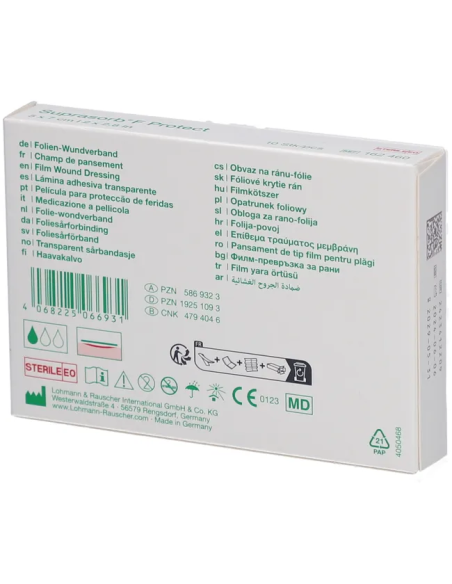 Suprasorb F Protect 5x7 | Medicazione in Film Sterile | Per Ferite Acute e Croniche | 100 pezzi Suprasorb F Protect 5x7 | Medicazione in Film Sterile | Per Ferite Acute e Croniche | 100 pezzi