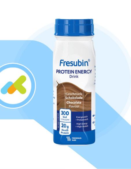 Fresubin Protein Energy Drink | Integratore Iperproteico e Ipercalorico | Per Casi di Malnutrizione | 4x200ml