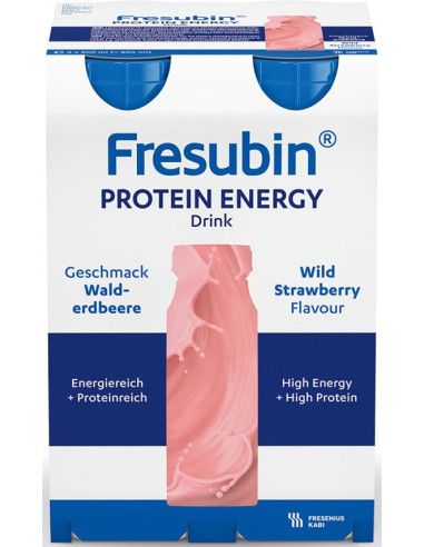 Fresubin Protein Energy Drink | Integratore Iperproteico e Ipercalorico | Per Casi di Malnutrizione | 4x200ml