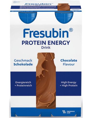 Fresubin Protein Energy Drink | Integratore Iperproteico e Ipercalorico | Per Casi di Malnutrizione | 4x200ml