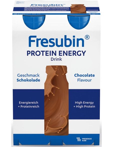 Fresubin Protein Energy Drink | Integratore Iperproteico e Ipercalorico | Per Casi di Malnutrizione | 4x200ml