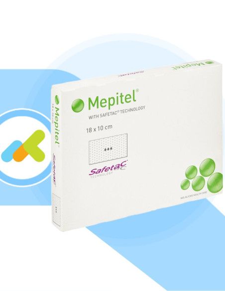 Mepitel medicazione di contatto in silicone 10x18 10 pz Mepitel medicazione di contatto in silicone 10x18 10 pz