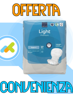 Abena Light Super 4 | Assorbenti femminili | 30 pezzi 2