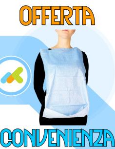 Bavagli Monouso Anziani Impermeabili con Tasca | Pratici e Igienici 2