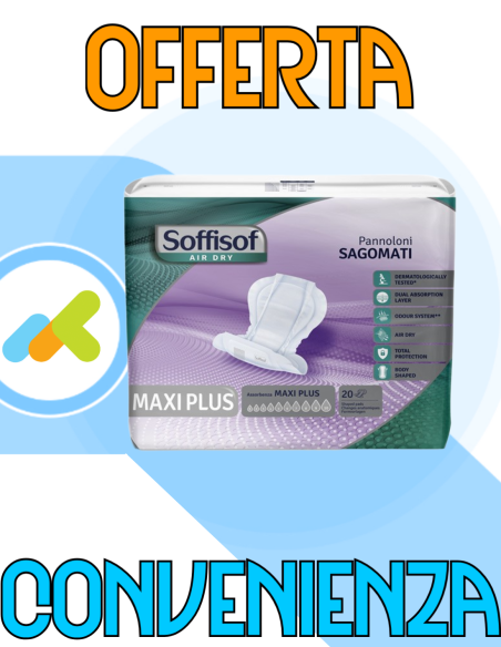 Soffisof Air Dry Maxi Plus| Pannolone Sagomato Super Assorbente