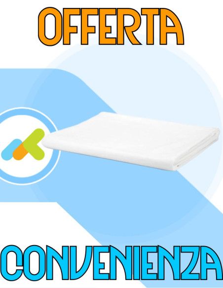 Lenzuolo Monouso Bianco in TNT  Protegge le Superfici da Germi e Batteri  10 pezzi