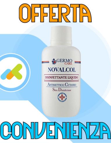 Germo Novalcol | Liquido Disinfettante Antibatterico | Deterge E Deodora | 250ml