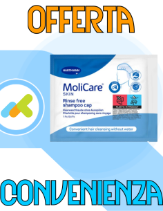 MoliCare Skin cuffia shampoo senza risciacquo | Delicata per i capelli 2