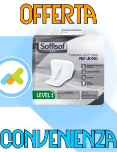 Soffisof Men Level 1 | Protezioni Assorbenti Uomo | 12 pezzi 2