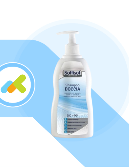 Soffisof detergente shampoo doccia | Delicato e ipoallergenico |500ml