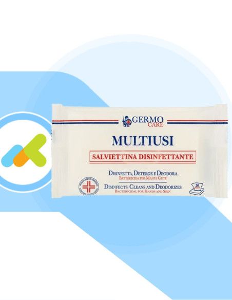 Germo Multiusi salviettine detergenti disinfettanti 20pz