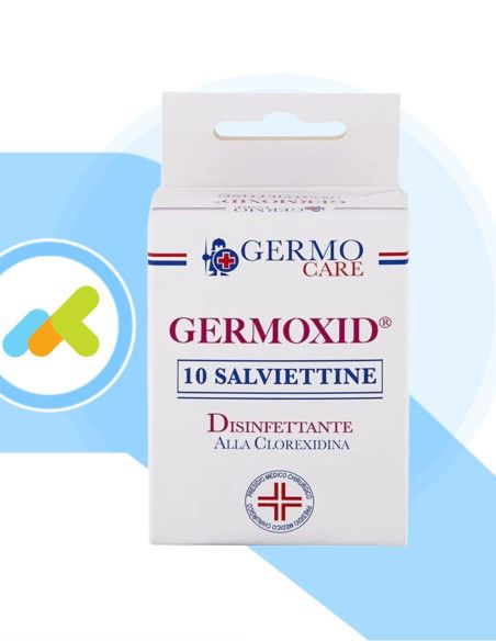 Germo Germoxid | Salviettine Disinfettanti alla Clorexidina | 10 pezzi